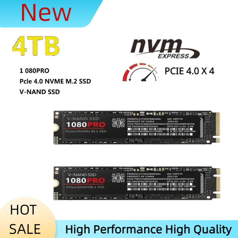 M.2 Nvme 4Tb Pcie 4.0 Ssd - Nouveau disque SSD original 1080Pro 512