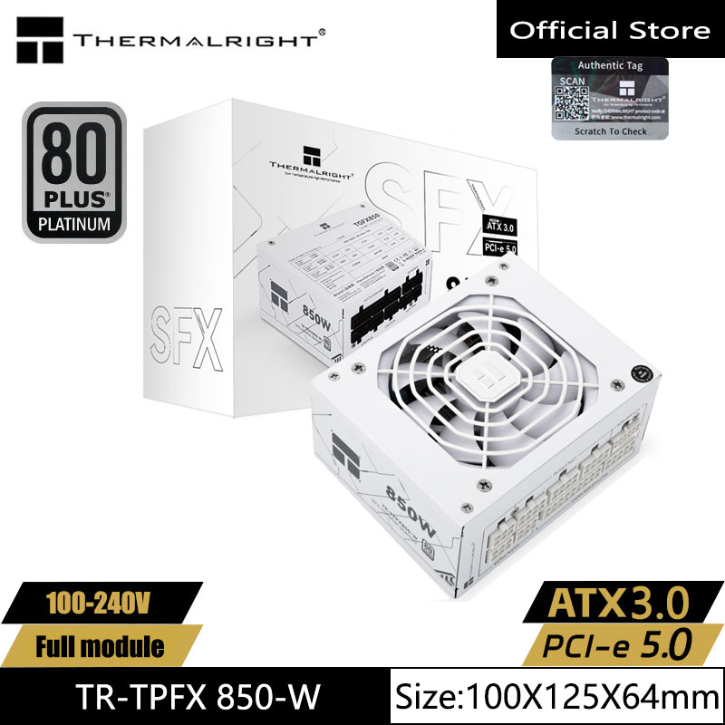 Sfx Power Supply 850W Gold - Thermalright TR-TPFX850-W Alimentation châssis blanc, module