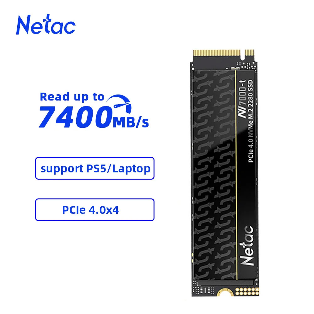 M.2 Nvme 4Tb Pcie 4.0 Ssd - Disque SSD interne Netac NVMe M.2