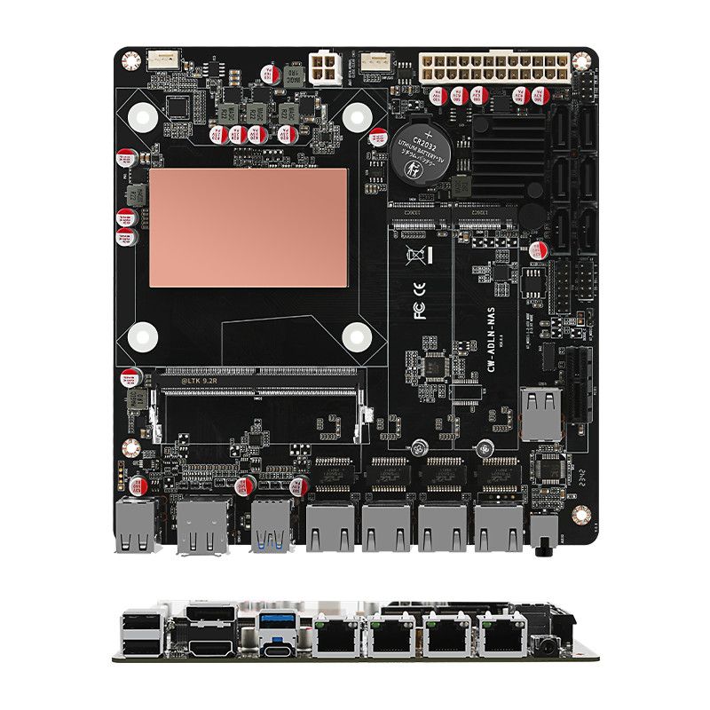 Carte mère NAS basse consommat - Nas Motherboard N100 6 Sata avis et prix