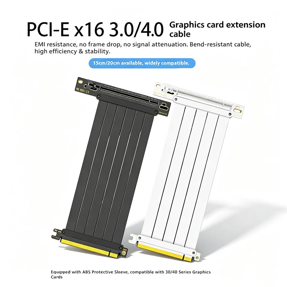 Câble de rehausseur de carte g - Pcie 4.0 X16 Riser Cable 90 Degree avis et prix