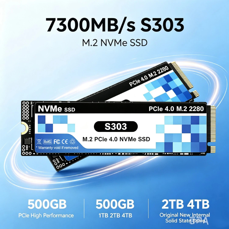 Nouveau SSD M.2 S303 original  - M.2 Nvme 4Tb Pcie 4.0 Ssd avis et prix