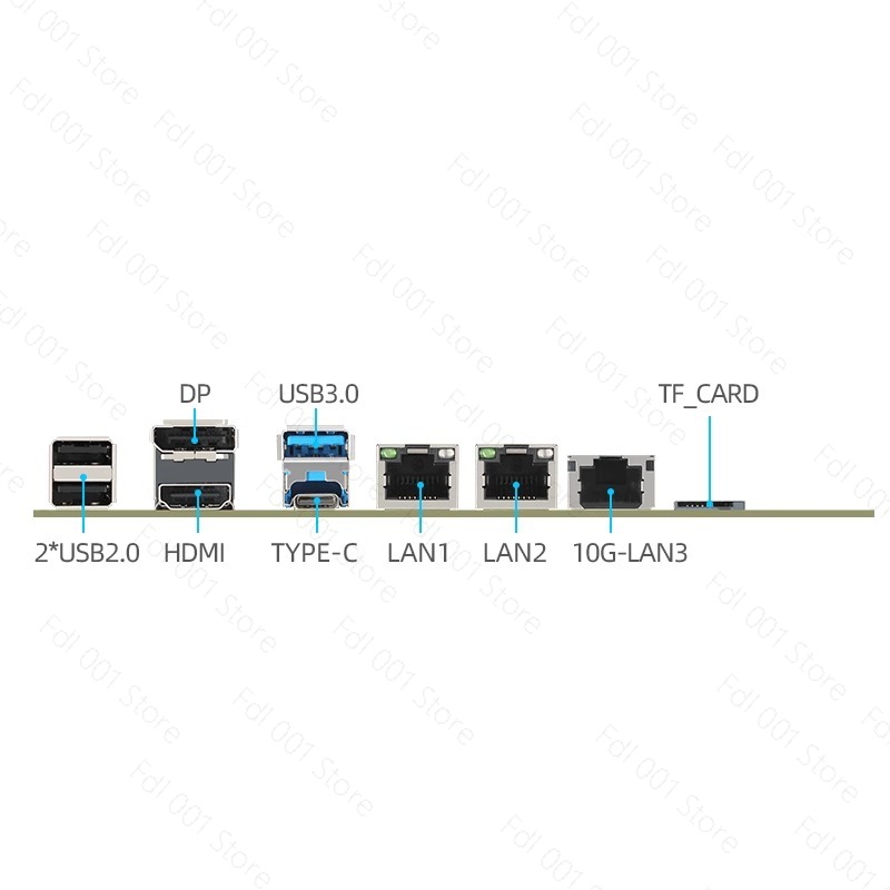 Carte mère N100 double 2.5G 10 - Nas Motherboard N100 6 Sata avis et prix