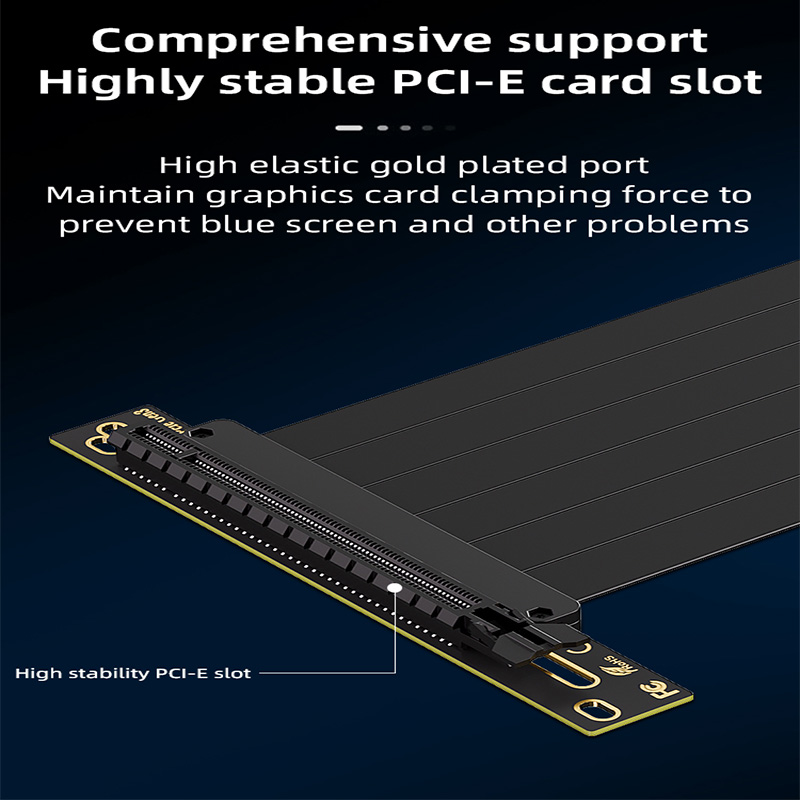 TEUCER – support de montage Ve - Pcie 4.0 X16 Riser Cable 90 Degree avis et prix