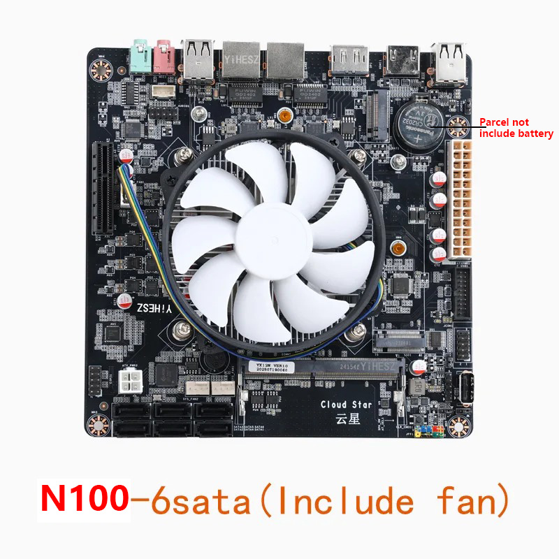 Carte mère Intel N100 Mini-ITX - Nas Motherboard N100 6 Sata avis et prix