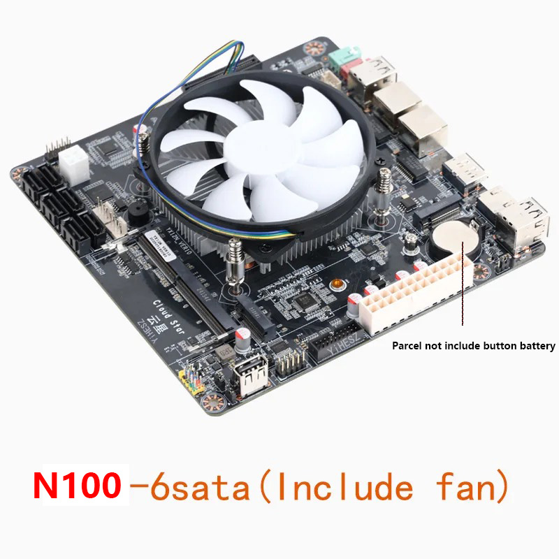 Carte mère Intel N100 Mini-ITX - Nas Motherboard N100 6 Sata avis et prix