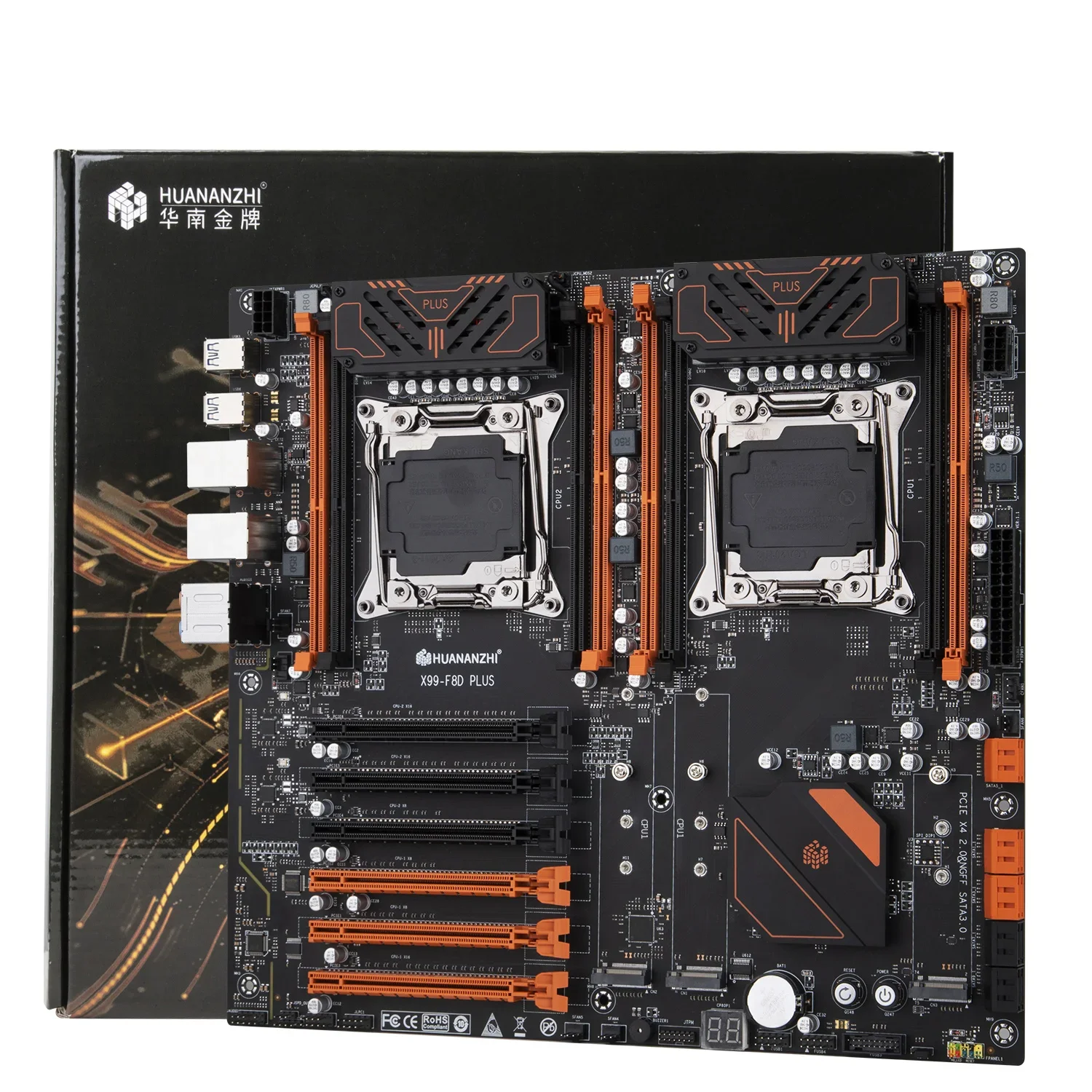 X99 F8D PLUS double carte mère - X99 Dual Cpu Motherboard Combo avis et prix